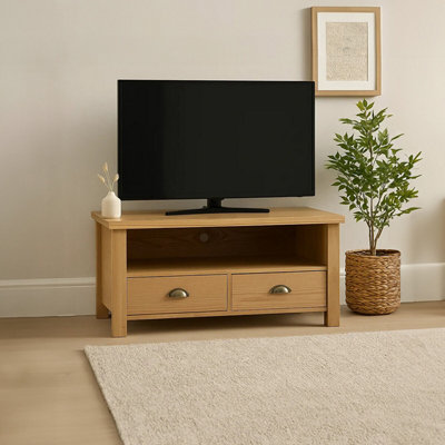Orsina Contemporary Design Media UnitDurable Mdf Constructed Modern Tv UnitFunctional Sleek Design Media Unit from B&Q