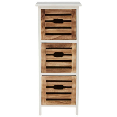Orsina Spacious 3 Drawers ChestModern Appeal Chest Of Drawers For LivingroomMinimalist Storage Chest For Bedroom from B&Q