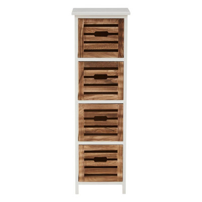 Orsina Stylish Compact 4 Drawers ChestModern Chest Of Drawers For LivingroomMinimalist Storage Chest For Lounge from B&Q