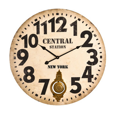 Orsina Vintage Style Wall Clock from B&Q