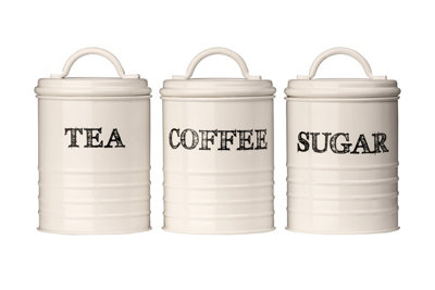 Orsina Sketch Tea Coffee And Sugar Set from B&Q