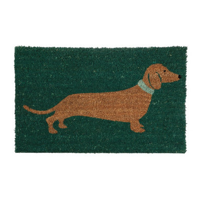 Orsina Sausage Dog Printed Coir Doormat