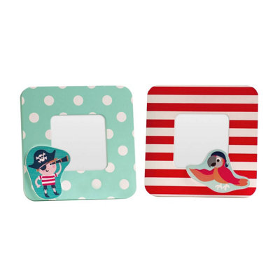 Orsina Pirate Themed Photo Frame For KidsSet Of 2 Photo Frames With Playful ThemesMulti Photo Frames For Homes from B&Q