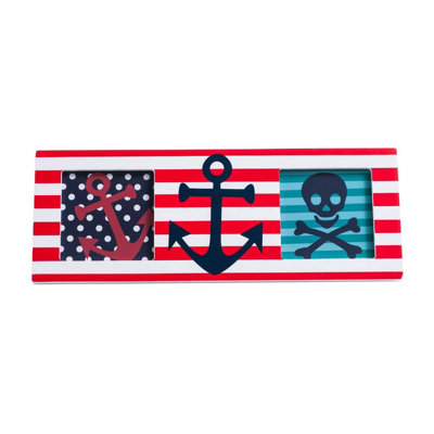 Orsina Versatile Pirate Multi Photo FrameFunctional Picture Frame For BedroomPirate Design Large Photo Frame from B&Q