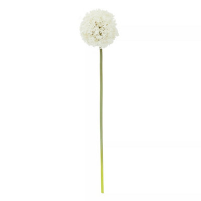 Orsina Fiori 72Cm Allium Stem Ivory Flower Artificial Plant Foliage from B&Q