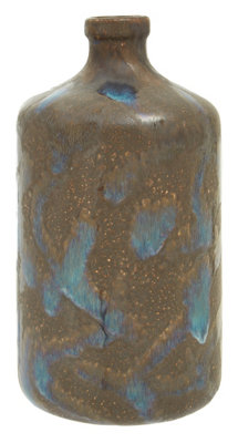 Orsina Brown Bottle VaseBoho Chic Decorative VaseModern And Contemporary Stoneware Tall VaseLarge Vase Decor from B&Q