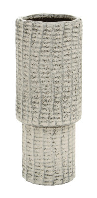 Orsina Textured Medium VaseContemporary Design Flower VaseTiered Design Modern Vase For A Variety Of Decors from B&Q