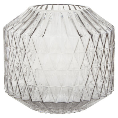 Orsina Grey Brice Glass Vase Large