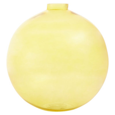 Orsina Bree Yellow Artistic Glass Vase from B&Q