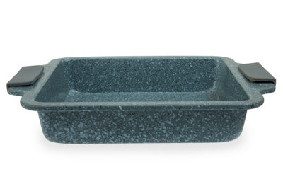 B&Q -  Non-Stick Square Baking DishMarble Coating Baking DishNonstick Oven Dish For CleaningLarge Baking Dish
