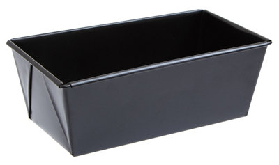 Orsina Non-Stick Bread Loaf TinBlack Metal Bread Baking PanLoaf Baking Tin For 1Lb And 2Lb Cakes And Bread from B&Q