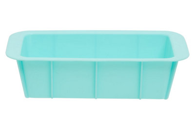 Orsina Pastel Green Silicone Loaf Mould,stain-Resistant Cake Baking Pan,non-Stick Baking Tray For Pound Cake from B&Q