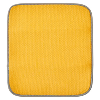 Orsina Yellow Dish Drying Mat,super Absorbent Dish Drainer Mat,quick-Dry Mat For Counter,highly Absorbent Mat from B&Q