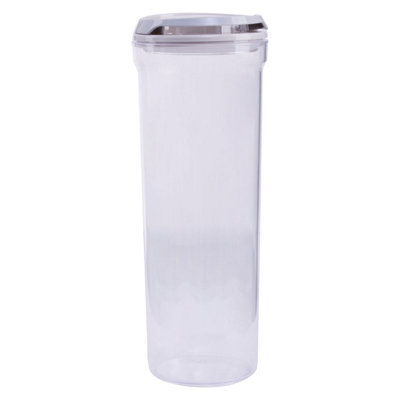 Orsina Stylish Storage Jar 2300 MlDurable Plastic Jar With Lid For Kitchen CounterVersatile Airtight Storage Jar from B&Q
