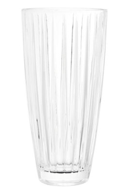 Orsina Delicate Clear Crystal Vase,tall Fluted Flower Display,large Glass Vase,distictive Decorative Floral Vessel from B&Q