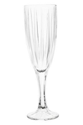 Orsina Practical Set Of 4 Crystal Champagne FlutesElegant Champagne FlutesDurable Drink FlutesSleek Flutes from B&Q