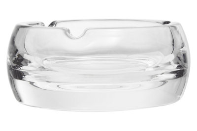 Orsina Small Crystal Plain Ashtray,crystal Smoking Dish,transparent Cigar Holder With Deep Slots,cigarette Holder from B&Q