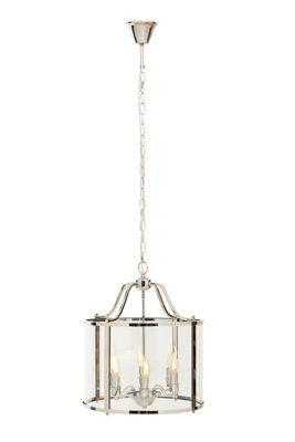 Orsina 6 Bulb Chrome Pendant Light from B&Q
