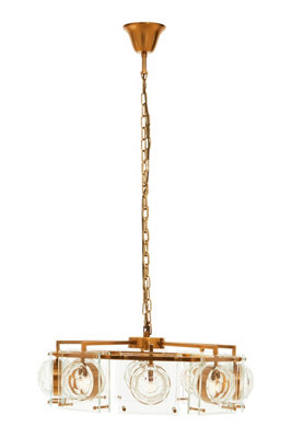 Orsina 8 Bulb Hanging Pendant Light from B&Q