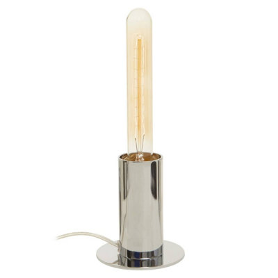 Orsina Chrome Finish Table LampEasy To Assemble Bedside Table LightEco-Friendly Lamp For Table Living Room from B&Q