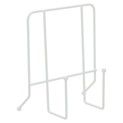 Orsina Durable Design Matt White Finish Cookbook StandWhite Finish Recipe Book StandElegant Cook Book Stand from B&Q