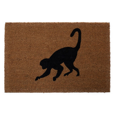 Orsina Monkey Animal Print Coir Doormat