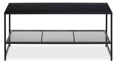 Orsina Convenient Black Metal Coffee TableSleek Coffee Table For LivingroomIndustrial Design Decorative Table from B&Q