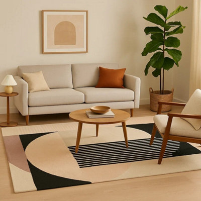Orsina Bosie Milana Geometric Rug from B&Q