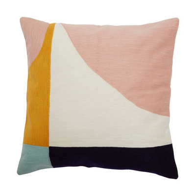 B&Q -  Bosie Ozella Abstract Patterned Cushion 45Cm