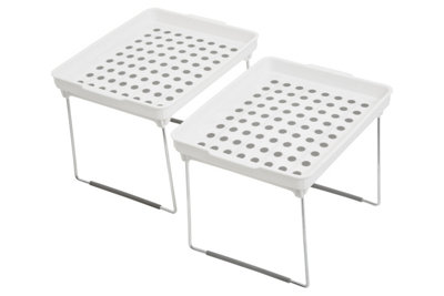 Premier Housewares Interiors By Premier Durable Cabinet RacksStylish 2 Cabinet Racks For KitchenAdjustable Robust Pp Racks For Kitchen Storage from B&Q