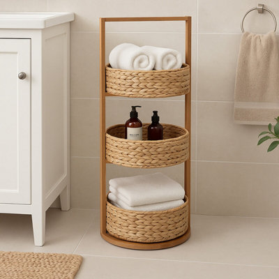 Orsina Arles Three Shelf Storage Unit from B&Q