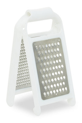 Orsina Ergonomic Handle Folding Two Sided White GraterVersatile Grater For CookingDurable Cheese Grater from B&Q