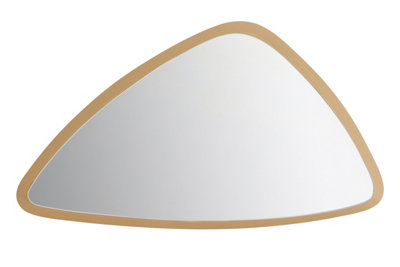 Orsina Contemporary Small Wall MirrorGeometric Design Small MirrorSturdy Lounge Mirror For HallwayHome from B&Q