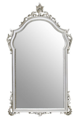 Orsina Teramo Silver Finish Wall Mirror from B&Q
