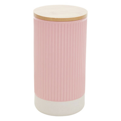 Orsina Geome Pink Storage Canister1250MlSingle Canister from B&Q