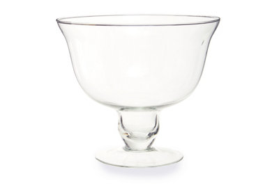 Orsina Ambra Clear Glass Tulip Bowl from B&Q