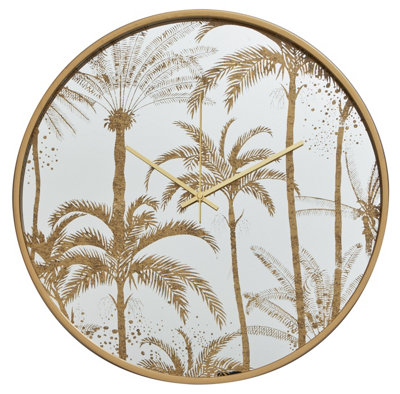 Orsina Celina Botanical Wall Clock from B&Q