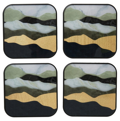 Orsina Celina Set Of Four Square Coasters from B&Q