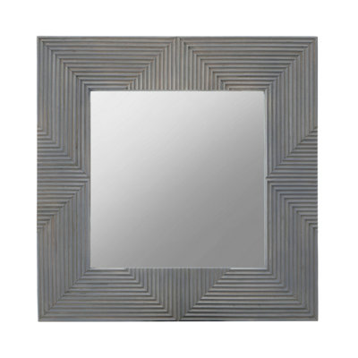 Orsina Suar Wall MirrorGreyWoodWood from B&Q