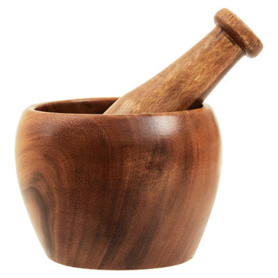 Premier Housewares Interiors By Premier Kora Acacia Mortar And Pestle from B&Q