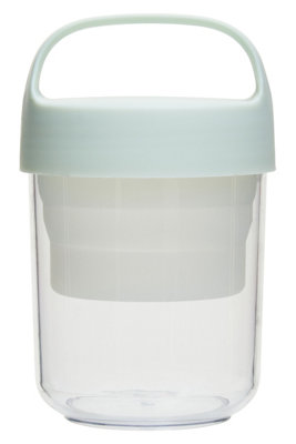 Orsina Sturdy Snack BoxTwo Inner Compartments Storage ContainersAirtight Small Plastic Storage Snack Box from B&Q