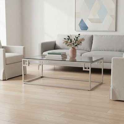 Orsina Allure Silver Coffee Table from B&Q