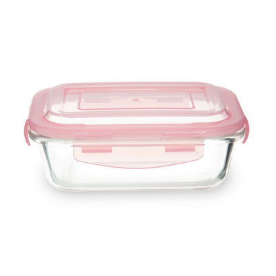 Orsina Airtight 640Ml Rectangular Glass ContainerPremium Kitchen Container For StorageLeak Proof Container from B&Q