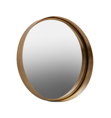Orsina Small Gold Finish Wall Mirror from B&Q