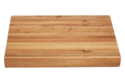 Orsina Acacia Wood Rectangular Chopping And Serving BoardDurable Wooden Cutting Board With Integrated Handle from B&Q