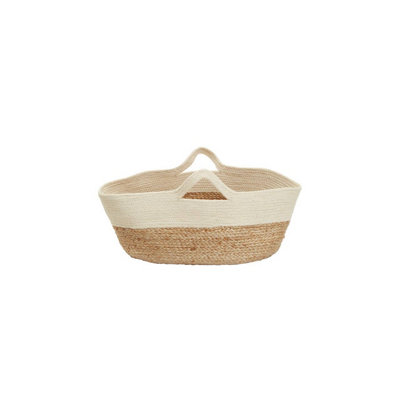 Orsina Oval Jute Handcrafted Home Basket from B&Q