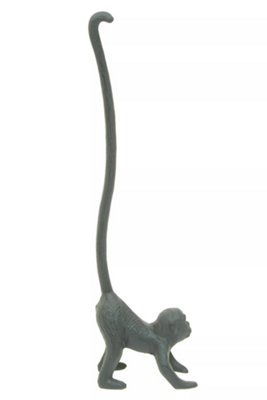 Orsina Fauna Grey Monkey Toilet Roll Holder Funny from B&Q