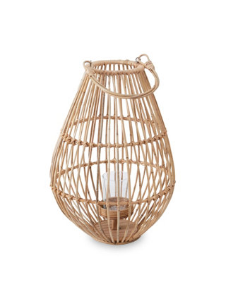 Orsina Elegant Design Lantern With Hoop HandleFunctional Black Tealight LanternSleek Large Candle Lantern from B&Q