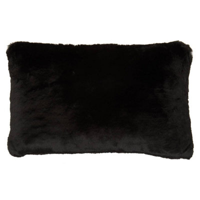 Orsina Bosie Lamina Black Rectangular Cushion from B&Q