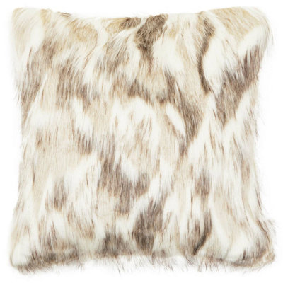Orsina Bosie Lamina Natural Square Cushion from B&Q